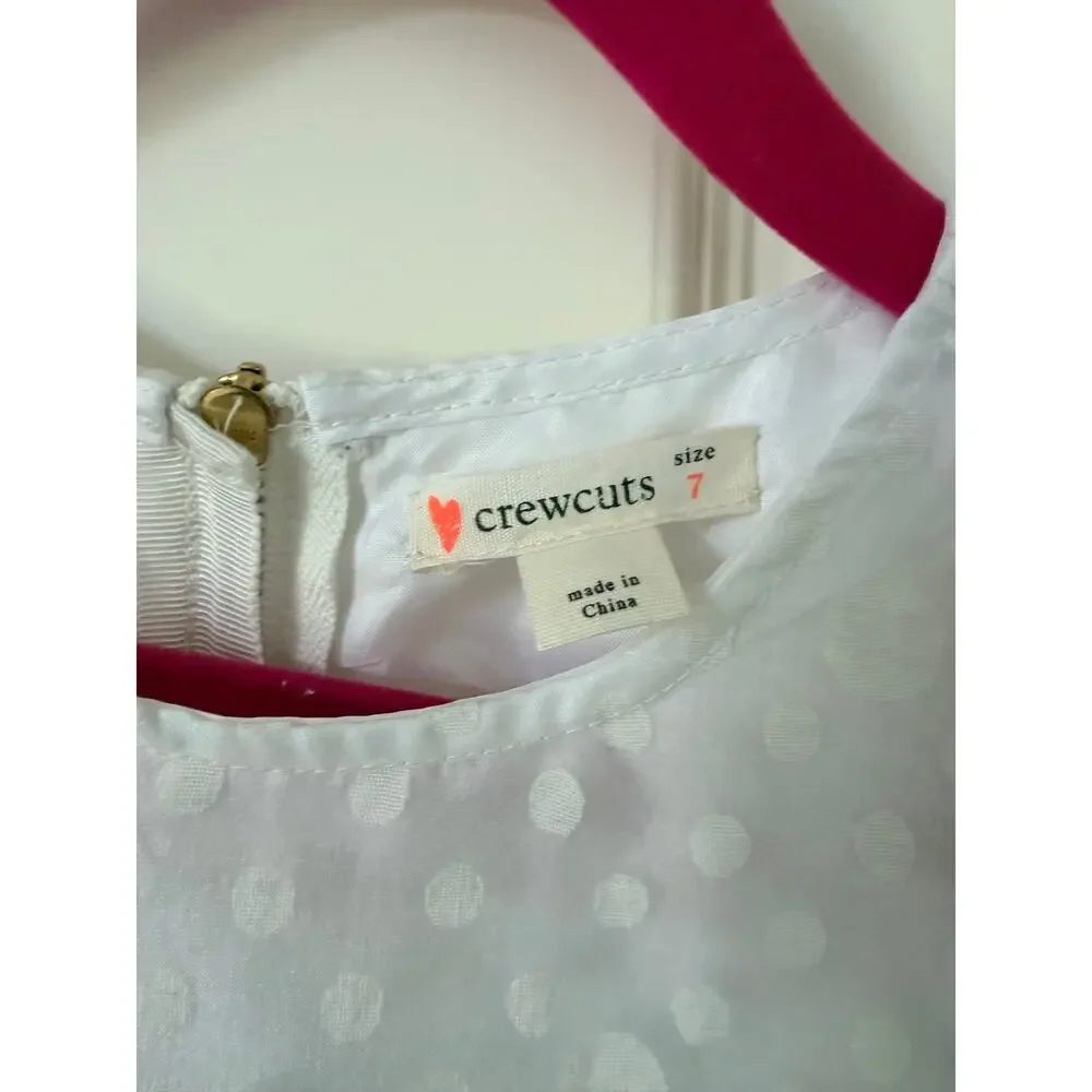 Crewcuts J.Crew Girls White Swiss Dot Ruffle Dress - Picture 5 of 10